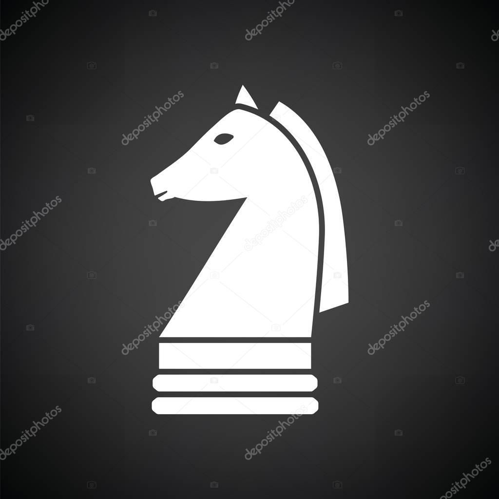 Ícone de cavalo de xadrez imagem vetorial de angelp© 129331912